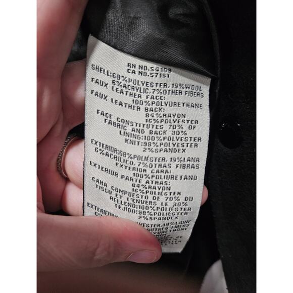 LEVI'S 73 MIXED MEDIA Letterman Varsity Bomber Wool Jacket Sz XXL - Picture 10 of 16